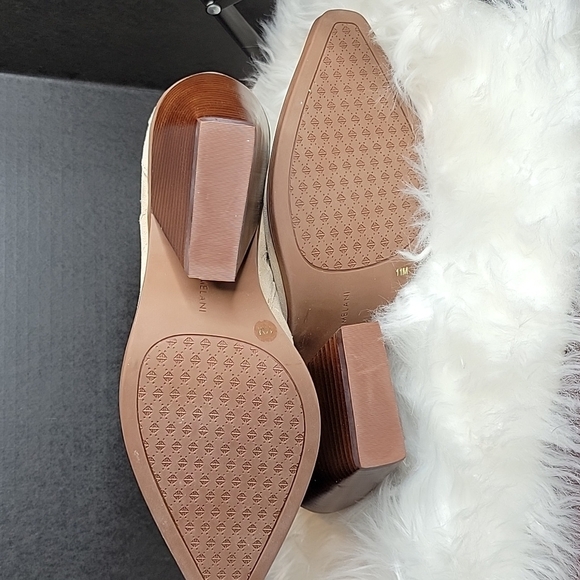 ANTONIO MELANI Ankle Boots Bootie Leather Suede Block Heel Shoes Size 11 - Picture 6 of 10